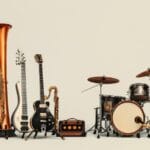 a diverse range of musical instruments