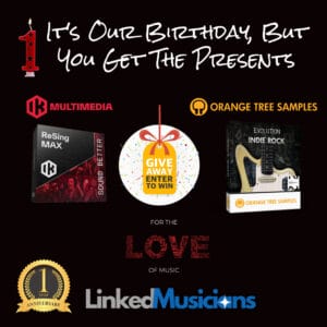 LinkedMusicians 1st Anniversary Giveaway